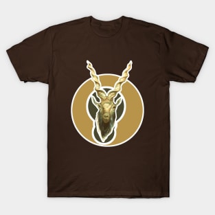 Head of goat falconeri from Asia T-Shirt